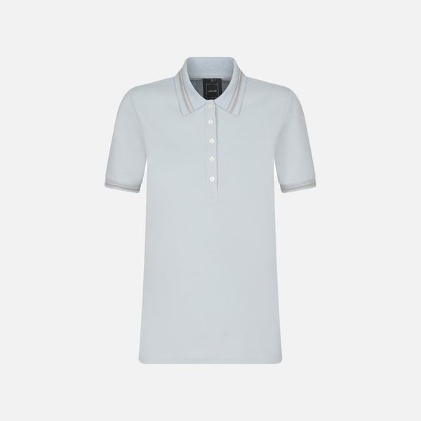GEOX GEOX Light blue women's polo shirt Polo - Women's