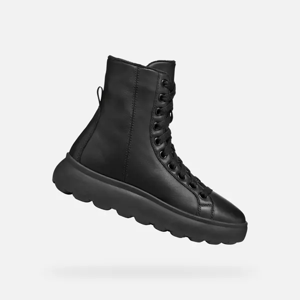 GEOX Geox Spherica EC4.1 Black Women's Ankle Boots - Women's
