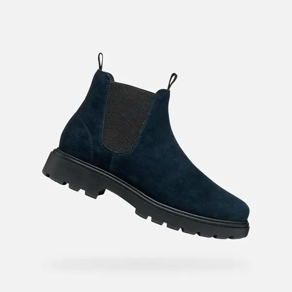 GEOX Geox Spherica EC7 Men's Ankle Boots Navy Blue - Mens