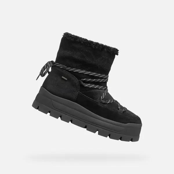 GEOX Geox Spherica EC7.1 A Black Women's Ankle Boots - Ladies