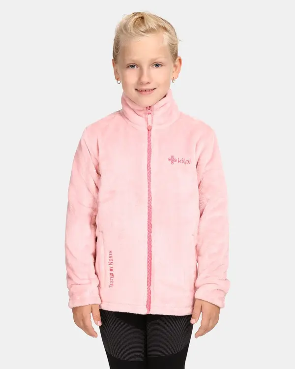 Kilpi Girls' Fleece Sweatshirt KILPI ERIN-J Light Pink