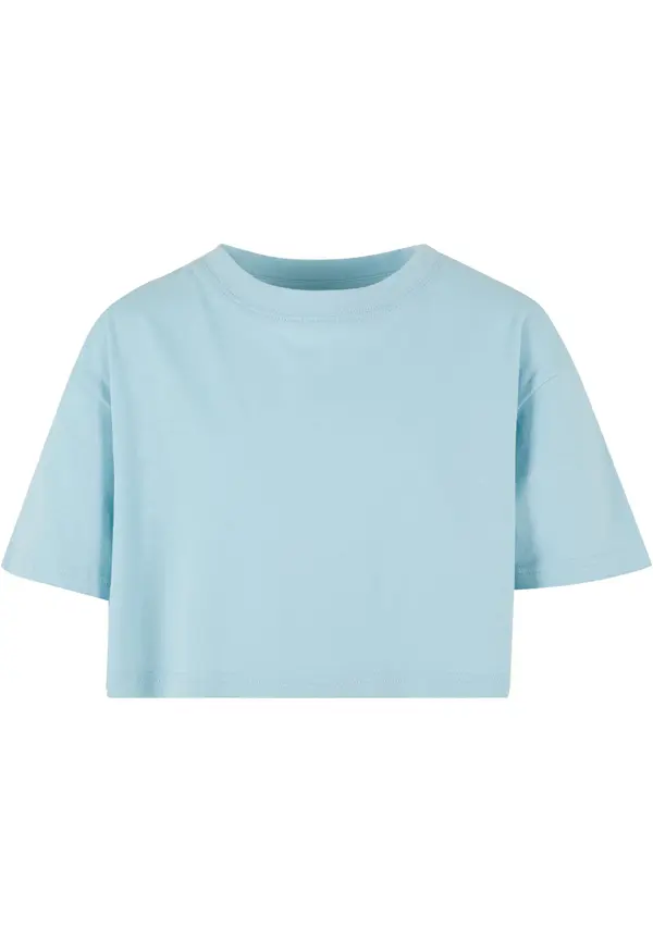 Urban Classics Girls' Short T-Shirt Kimono Tee - Blue
