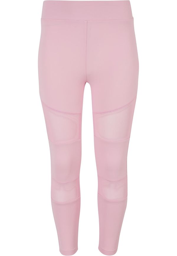 Urban Classics Girls' Tech Mesh Leggings Girls' Pink