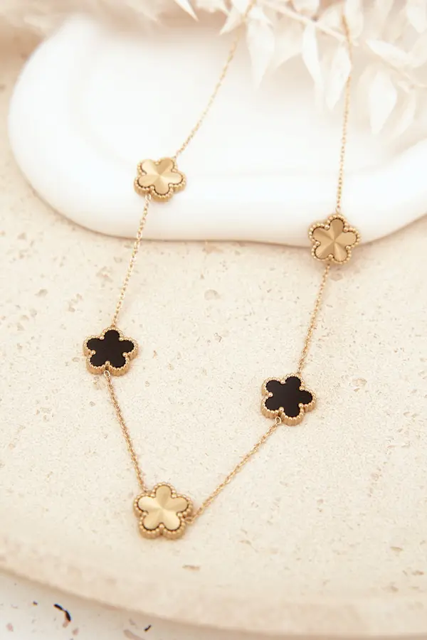 Glam Chic Glam Chic ogrlica s listovima djeteline