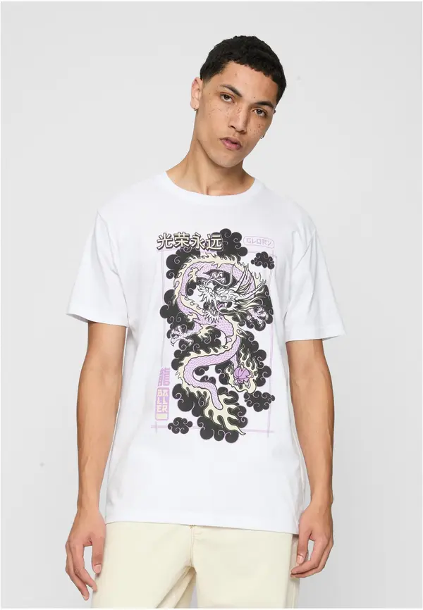 Mister Tee Glory Dragon T-shirt white