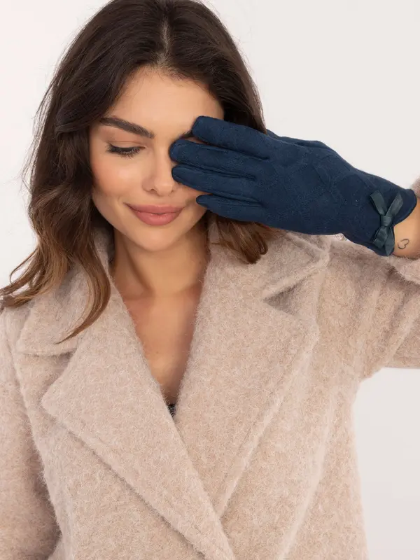 Wool Fashion Italia Gloves-AT-RK-239301.10X-marine