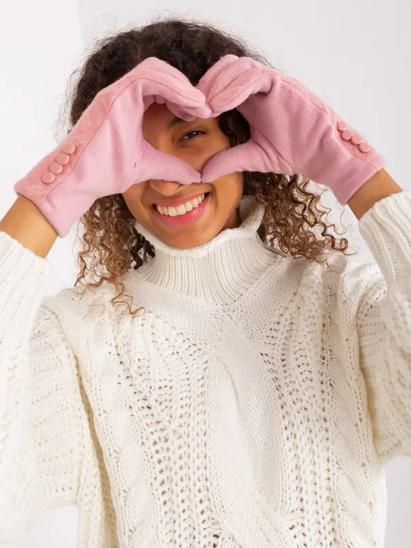 Wool Fashion Italia Gloves-AT-RK-239302.10X-light pink