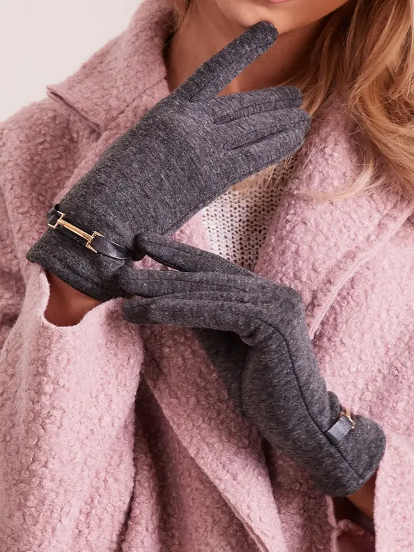 Wool Fashion Italia Gloves-AT-RK-6202.09-dark gray