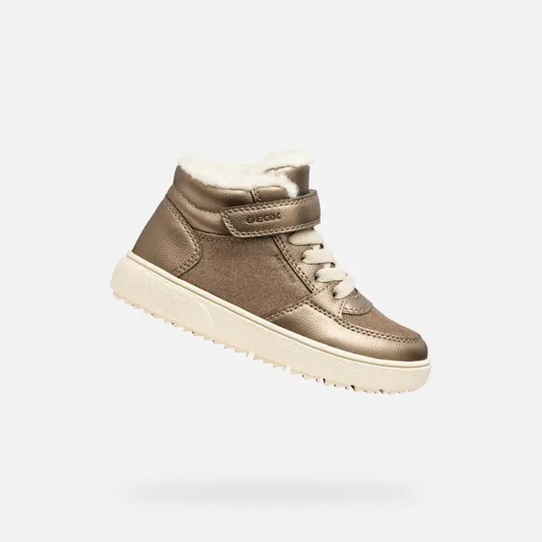 GEOX Gold Girls' Sneakers Geox Theleven AB - Girls