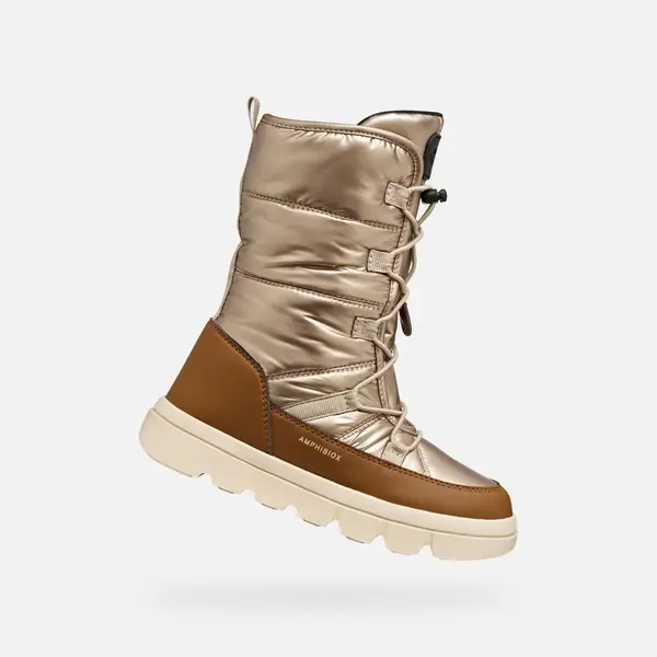 GEOX Gold Girls' Winter Boots Geox Willaboom A - Girls