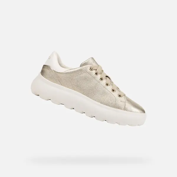GEOX Gold Women's Geox Spherica EC4.1 Sneakers - Women's