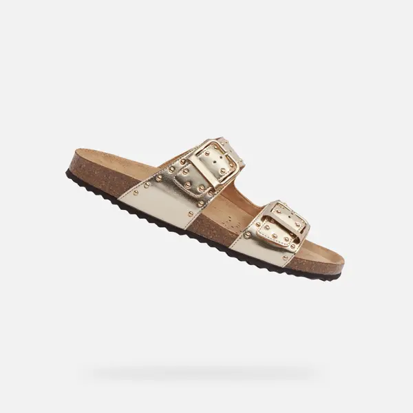 GEOX Gold women's slippers Geox Brionia R - Women's