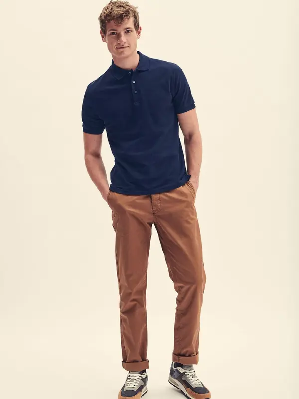 Fruit of the Loom Granatowa koszulka męska Iconic Polo 6304400 Friut of the Loom