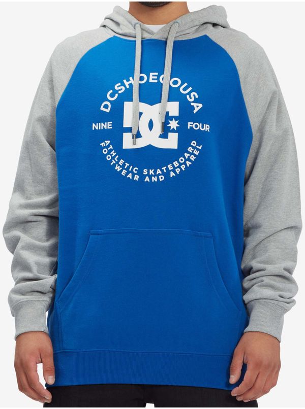 DC Grey-blue men's hoodie DC - Men