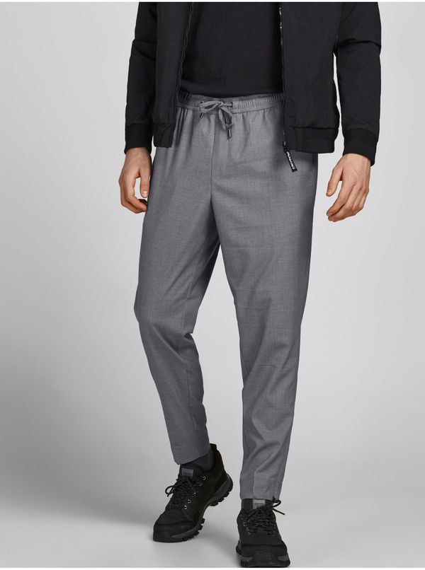Jack & Jones Grey Brindle Trousers Jack & Jones Frankie - Men