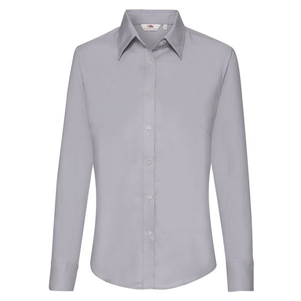 Fruit of the Loom Grey lady-fit shirt Oxford Fruit Of The Loom