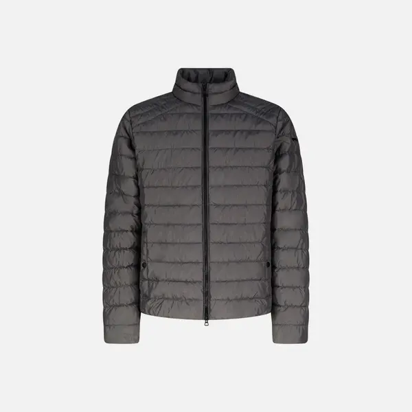 GEOX Grey Men's Quilted Jacket Geox Kennet - Men's