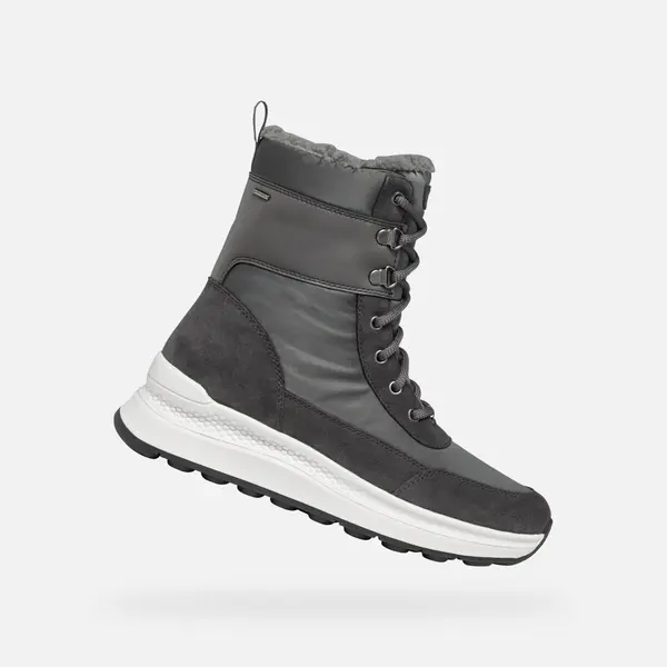 GEOX Grey women's ankle boots Geox Spherica Actif X2 - Women's