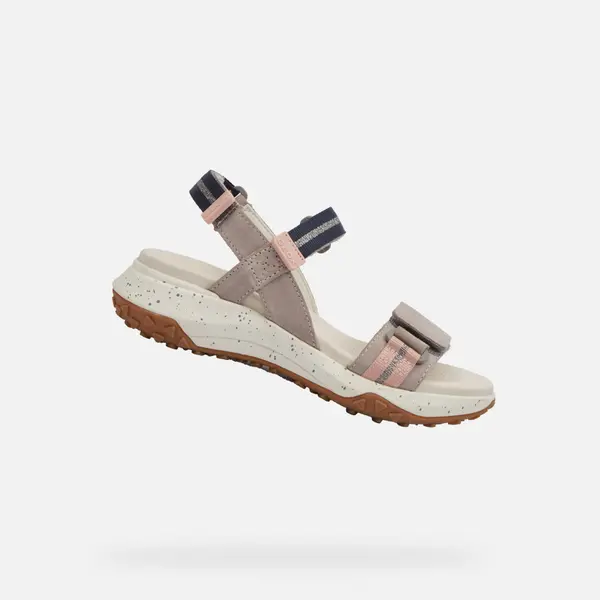 GEOX Grey women's sandals Geox Sorapis + Grip - Women's