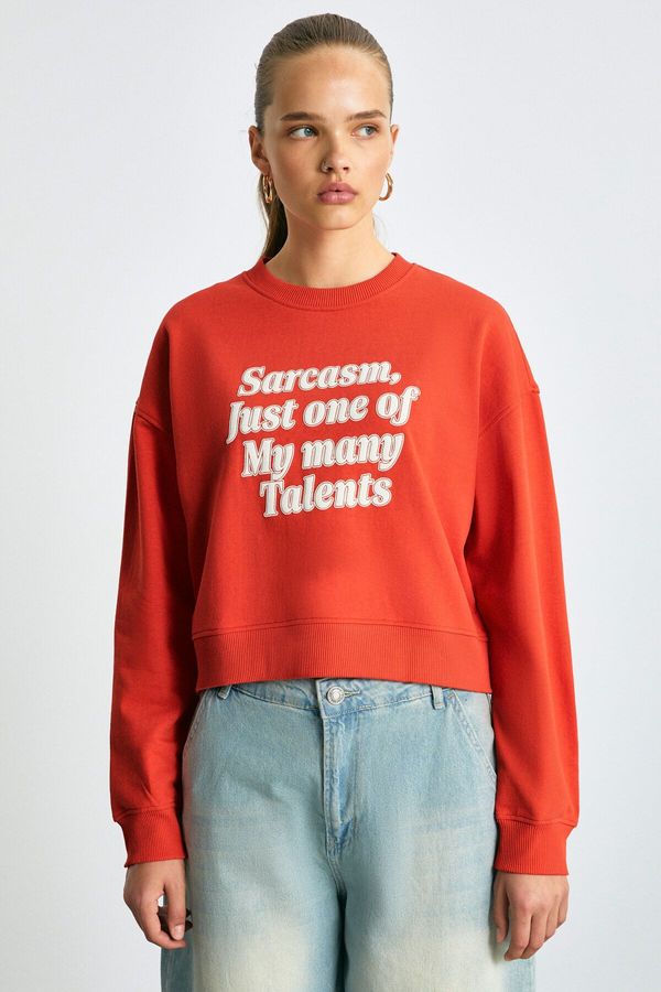 GRIMELANGE GRIMELANGE Priyanka Women's Pomegranate Flower Sweatshir