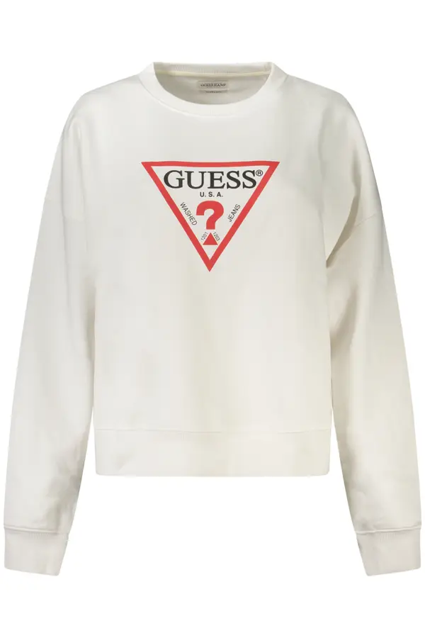 GUESS JEANS GUESS bijela majica bez patentnog zatvarača