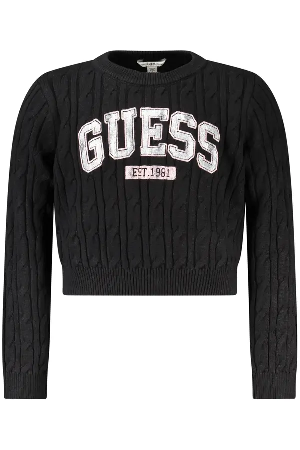 GUESS JEANS GUESS crni džemper za djevojčice
