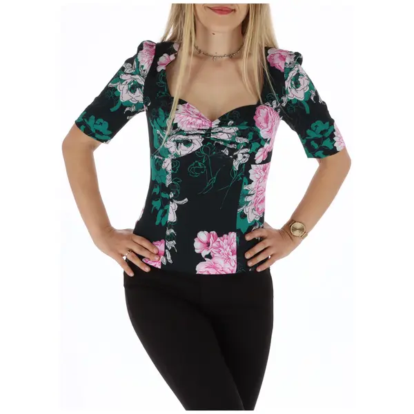 Guess Guess cvjetni top s čipkom