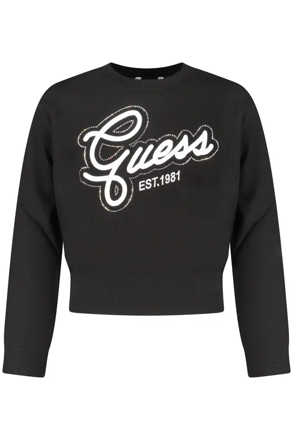 GUESS JEANS GUESS Jeans crni džemper za djevojčice