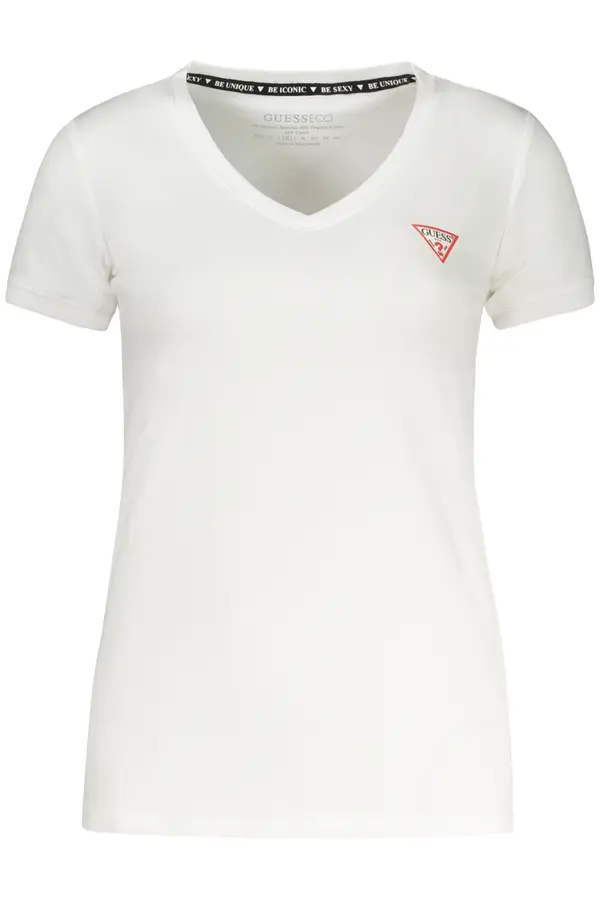 GUESS JEANS GUESS JEANS SHORT SLEEVE T-SHIRT WOMEN WHITE