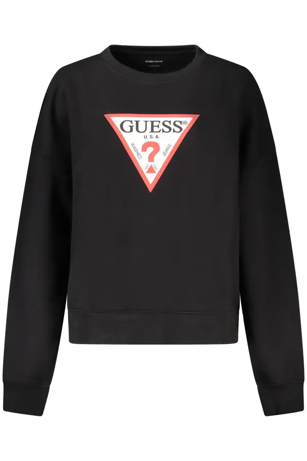 GUESS JEANS GUESS JEANS SWEATSHIRT WITHOUT ZIP WOMEN BLACK