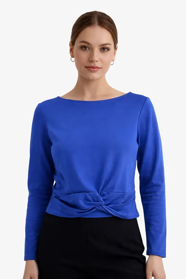 GUIDO MARIA KRETSCHMER Guido Maria Kretschmer - Ženski crop top dugih rukava