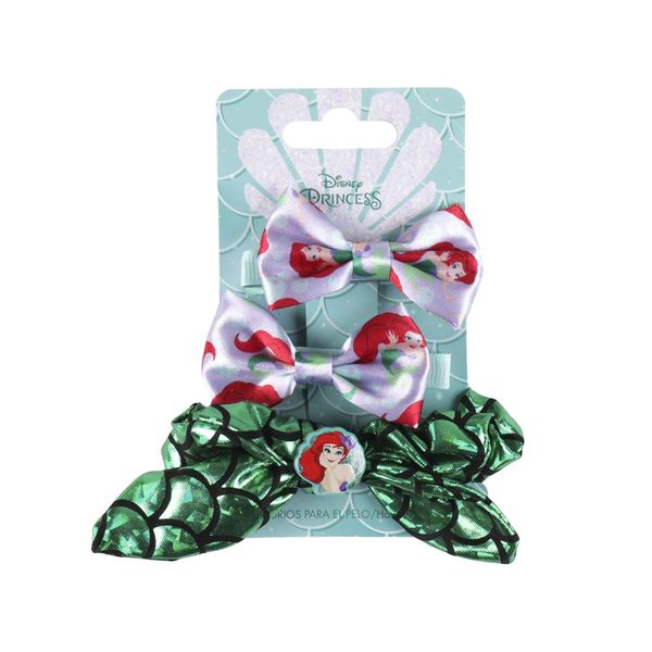 Princess HAIR ACCESSORIES BOW 3 PIECES PRINCESS LA SIRENITA