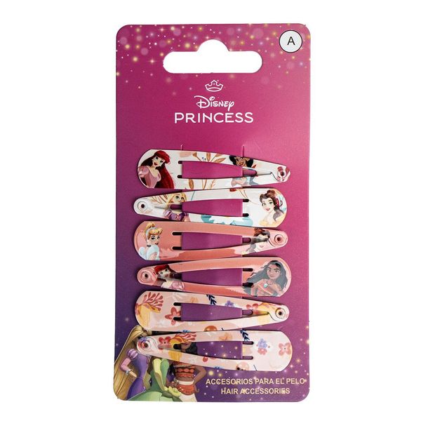 Princess HAIR ACCESSORIES CLIPS 6 PIECES PRINCESS