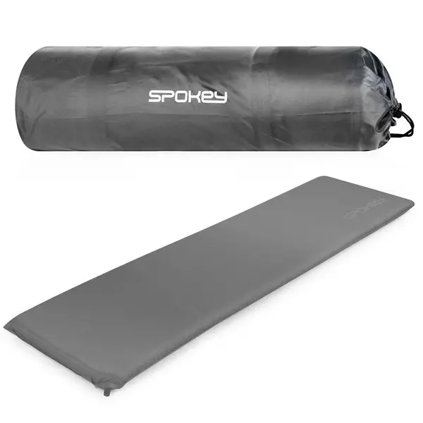 Happy Socks Happy Socks FATTY Self-inflating sleeping mat, 180 x 50 x 5 cm, R-Value 3, gray