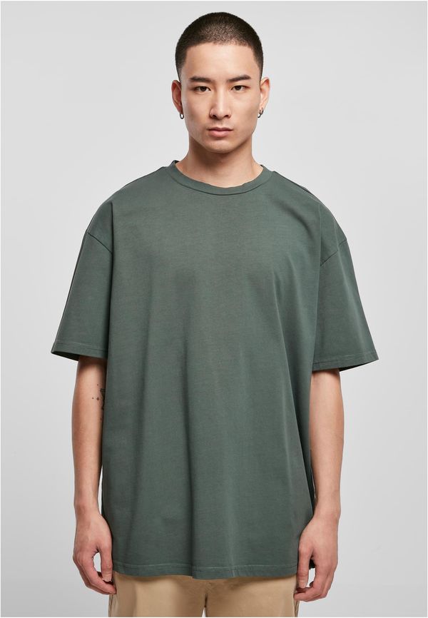 UC Men Heavy Oversized Garment Dye Tee bottlegreen