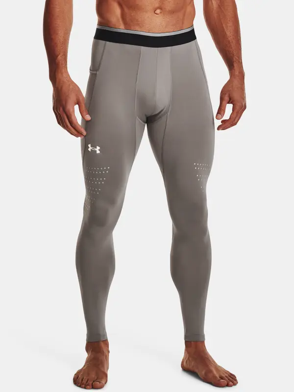 Under Armour Hlače - Under Armour M ColdGear Armour Leggings Grey Siva