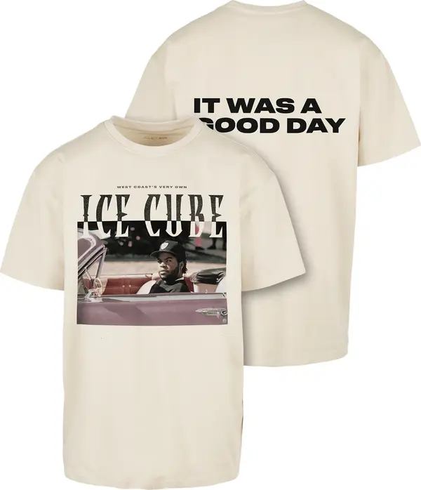 Merchcode Ice Cube It's a good day Oversize Tee sand