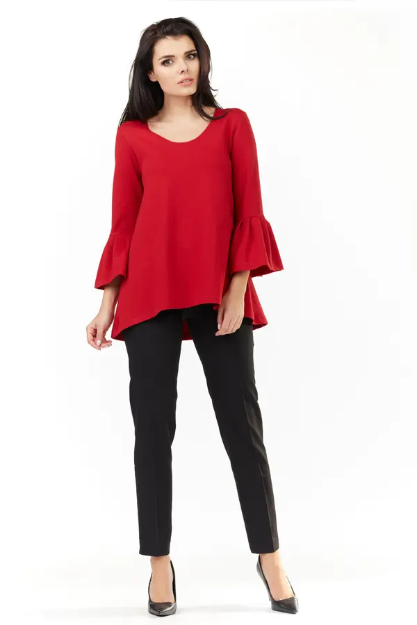 Infinite You Infinite You Woman's Blouse M156 Red