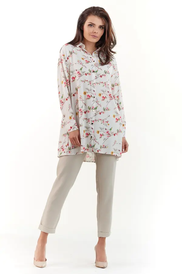 Infinite You Infinite You Woman's Blouse M162 Ecru