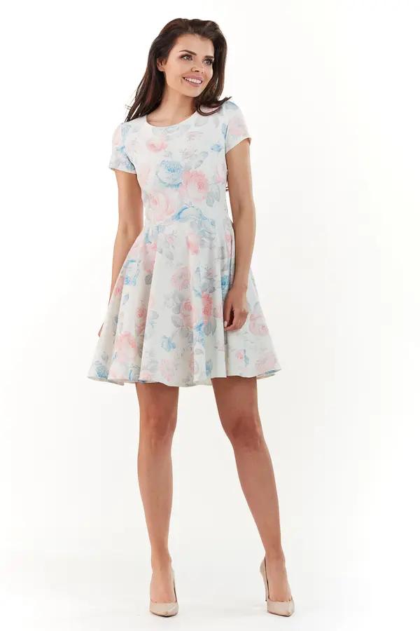 Infinite You Infinite You Woman's Dress M174 Pastel Flowers