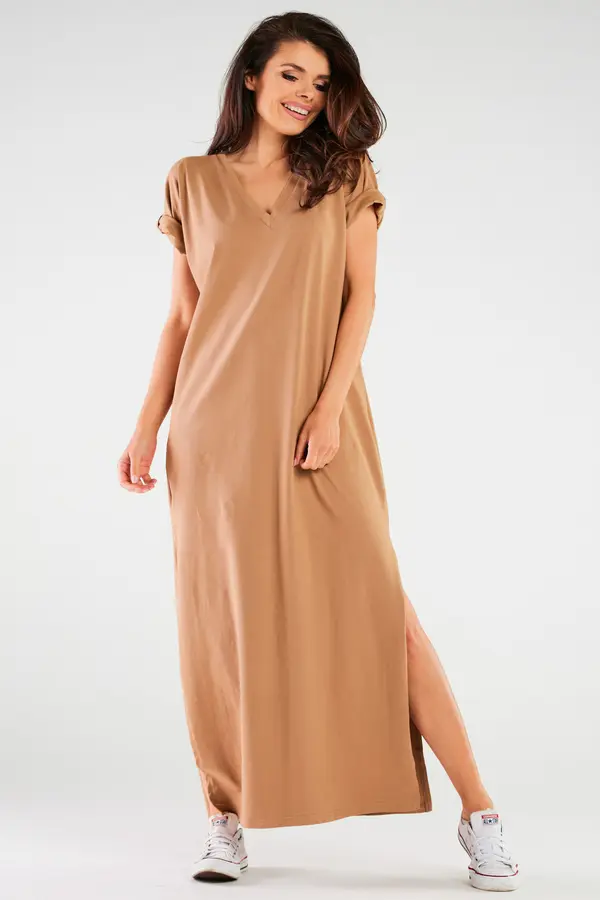 Infinite You Infinite You Woman's Dress M256 Beige