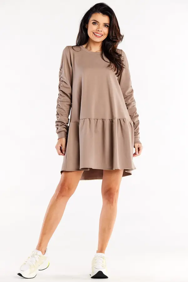 Infinite You Infinite You Woman's Dress M314 Latte
