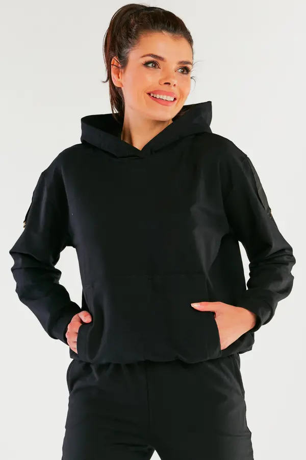 Infinite You Infinite You Woman's Hoodie M248 Black