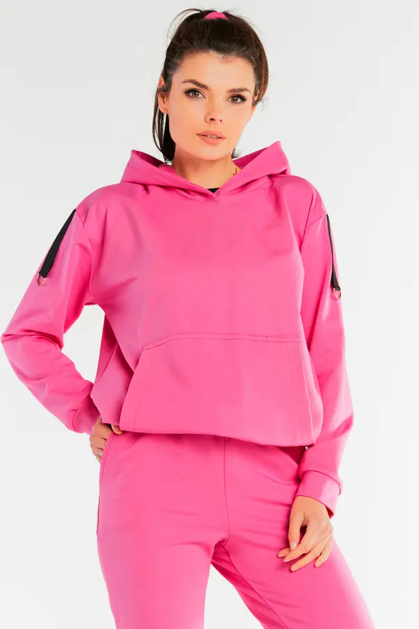 Infinite You Infinite You Woman's Hoodie M248 Fuchsia