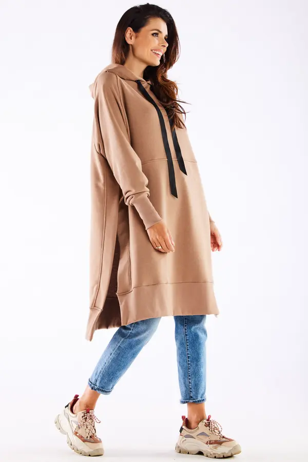Infinite You Infinite You Woman's Hoodie M279 Beige