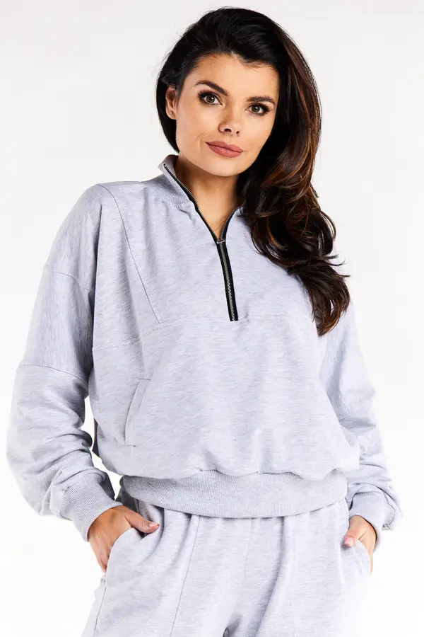 Infinite You Infinite You Woman's Hoodie M316 Grey