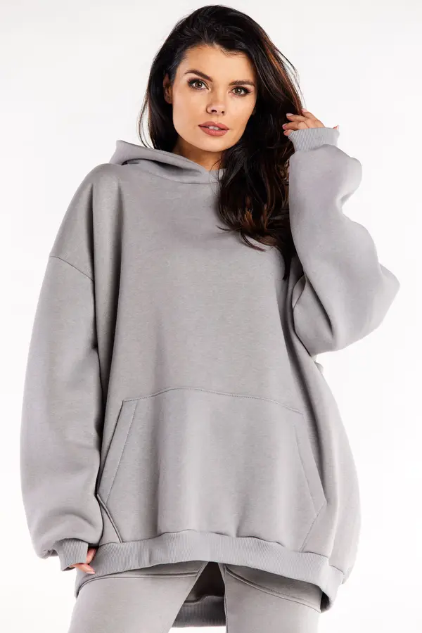 Infinite You Infinite You Woman's Hoodie M323 Grey