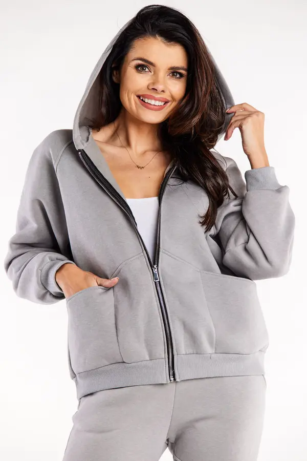 Infinite You Infinite You Woman's Hoodie M324 Grey