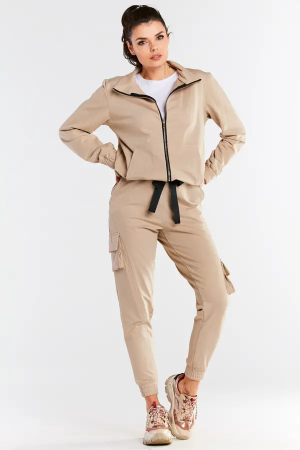 Infinite You Infinite You Woman's Pants M247 Beige