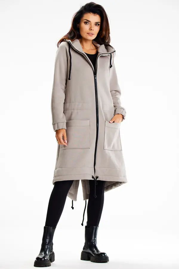 Infinite You Infinite You Woman's Zip-up hoodie M333 Grey